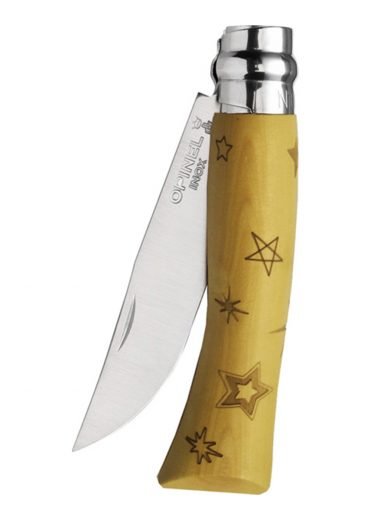 Opinel 001553 Engraved Nature Snow 